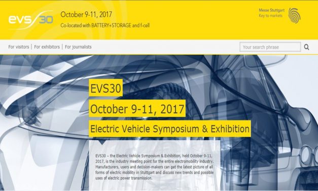 EVS30 –  The Electric Vehicle Symposium & Exhibition 2017