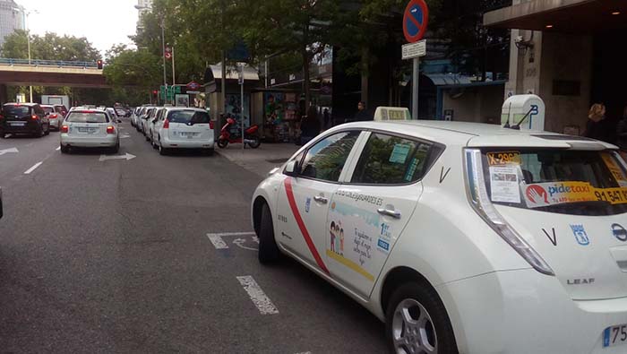 A partir de 2018 los nuevos taxis de Madrid tendrán que ser ecológicos