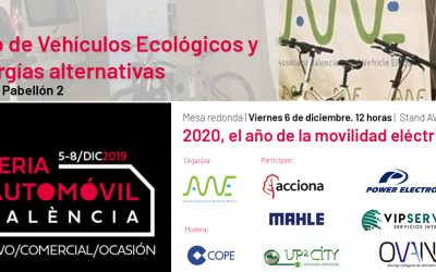 AVVE apuesta por la movilidad eléctrica en la Feria del Automóvil de Valencia