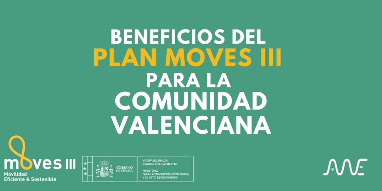 Beneficios del Plan Moves III para la Comunidad Valenciana
